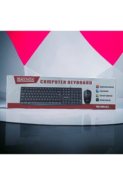 RAYNOX RX-KM101 USB Q KABLOLU KLAVYE&MOUSE SET