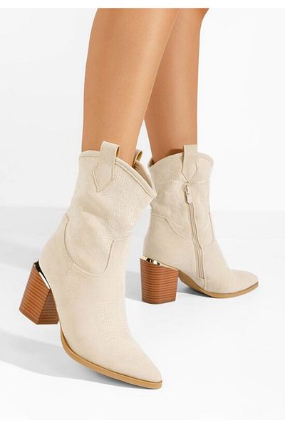 B T Shoes Sudera women's boots beige