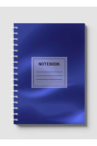 LOWHA Spiral Notebook with Front and Back Hard Covers Featuring Minimalist Gr...