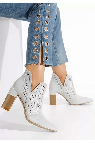 B T Shoes Botine de vara Alegria V2 gri