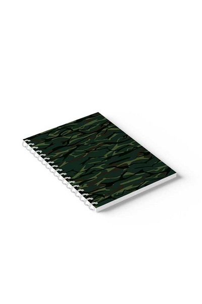 LOWHA Spiral Notebook with Front and Back Hard Covers Featuring Shapes Design