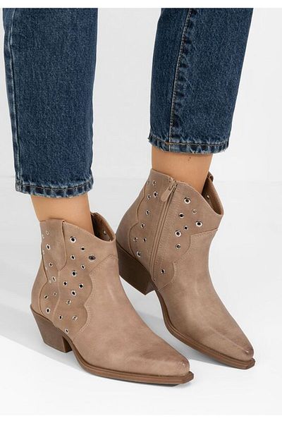 B T Shoes Ladies' Sirena khaki boots