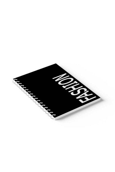 LOWHA Spiral Notebook with Front and Back Hard Covers Featuring Fashion Design