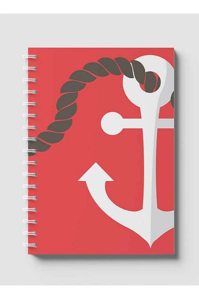 LOWHA Spiral Notebook with Front and Back Hard Covers Featuring Anchorage Design