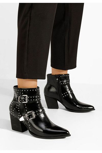 B T Shoes Black Hazara women's shoes