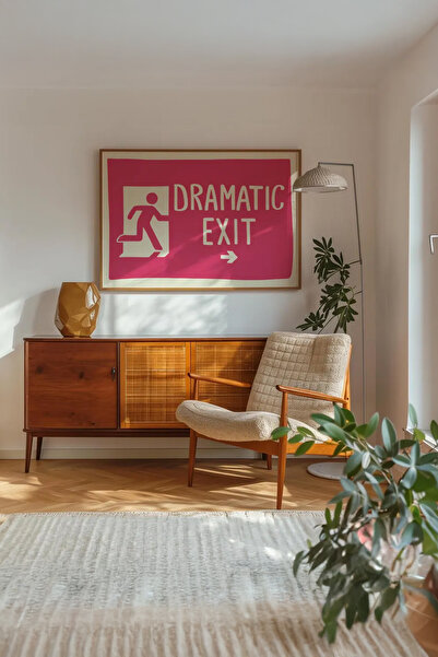 Artavessa Tek Parça Gerçek Ham Ahşap Çerçeveli Tablo - Model 2