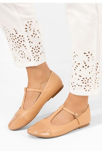 B T Shoes Women's ballet flats Nubina beige