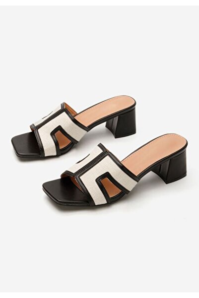 B T Shoes Elegant women's slippers Aromima black