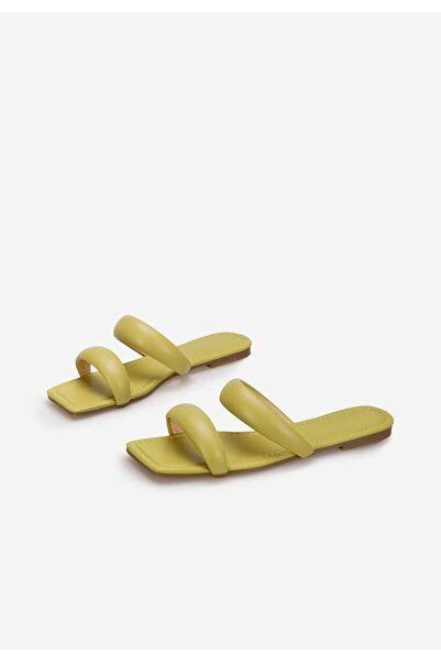 B T Shoes Papuci fara toc Aymani lime