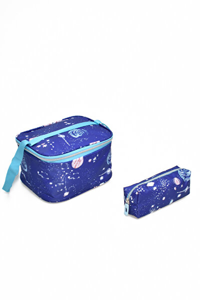 ELATAE Children's 3-Piece School Set Primary School Bag & Thermal Lunch Box & Pen Holder 1385