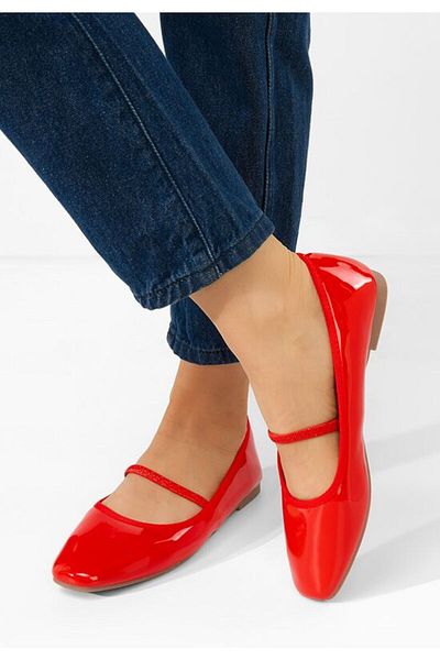 B T Shoes Women's Janae red ballet flats
