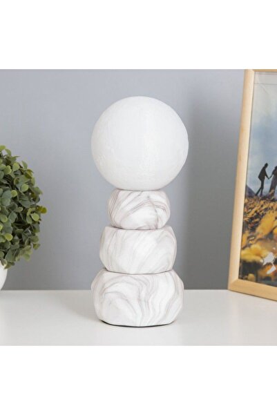 OEM Ceramic Table Lamp with Marble Style, Decorative Design