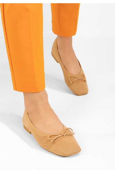 B T Shoes Balerini dama Barrie kaki