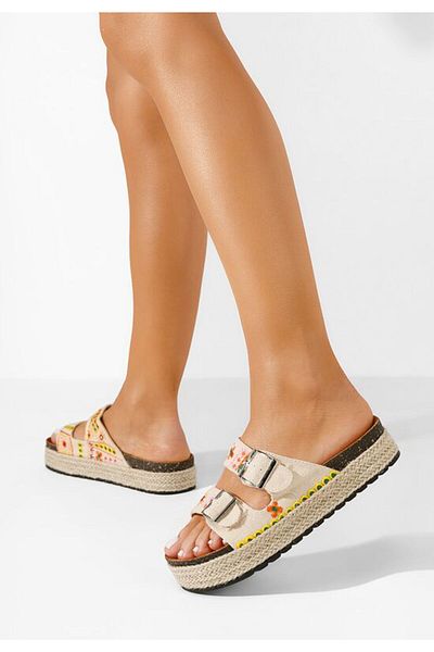 B T Shoes Women's slippers Jeanette V2 beige