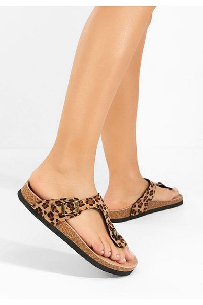B T Shoes Papuci dama Rosanhi V2 leopard