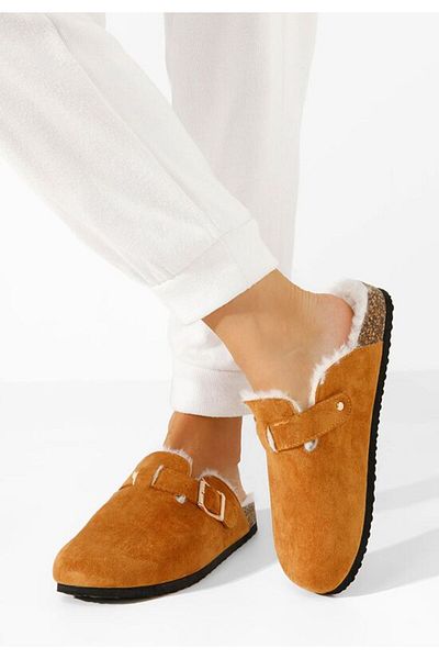 B T Shoes Women's slippers Jasha camel