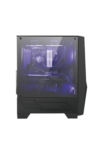 ARMSİLVER Obudowa PC MSI MAG FORGE 100M, Mid-Tower, USB 3.2, Czarny | MSI | MAG FORGE 100M | Czarny |