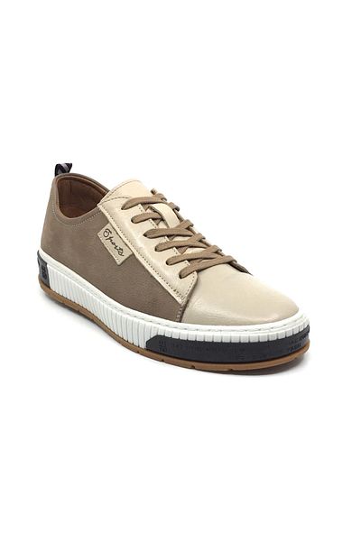 Taşpınar Ayakkabı License 100% Genuine Leather Orthopedic Men's Casual Sneaker Summer Shoes New Season with Sponge Gift