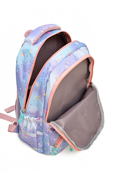 ELATAE Children's 3-Piece School Set Primary School Bag & Thermal Lunch Box & Pen Holder 1385