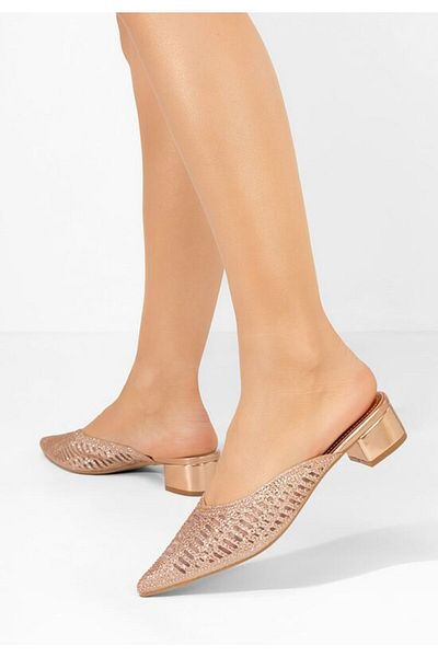 B T Shoes Saboti dama eleganti Guadalupe champagne
