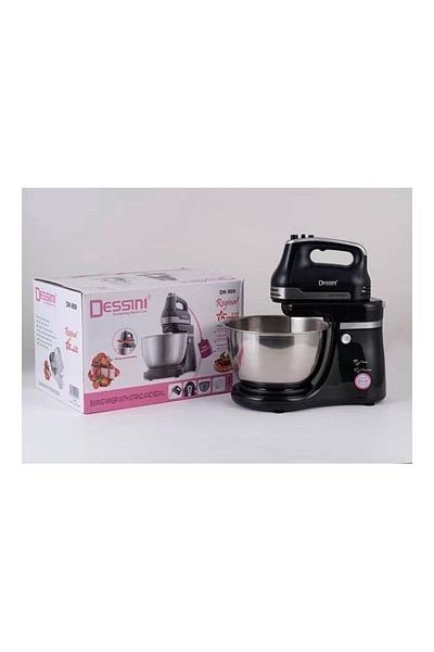 Dessini Swing Mixer with Stand and Bowl 5 L 650 W DK909Black black/silver