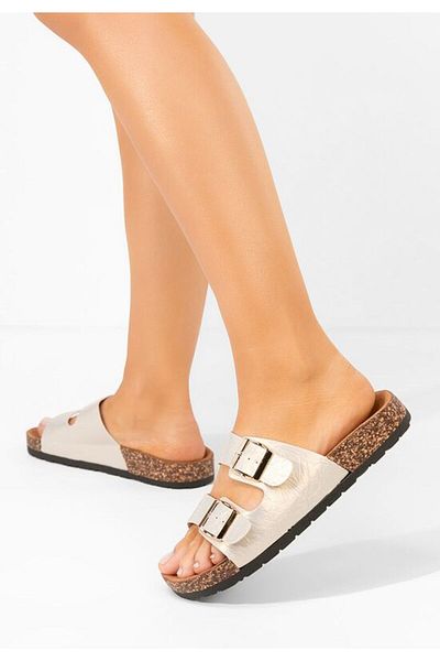 B T Shoes Gold Rothi thick-soled slippers