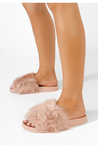 B T Shoes Furry slippers Erwina V2 pink