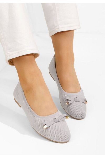 B T Shoes Balerini dama Tifani gri