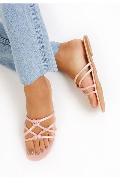 B T Shoes Women's Ronca slippers nude