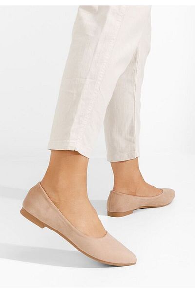 B T Shoes Balerini dama Genevieve V2 kaki