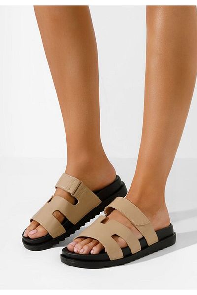 B T Shoes Women's slippers Denisa V3 khaki