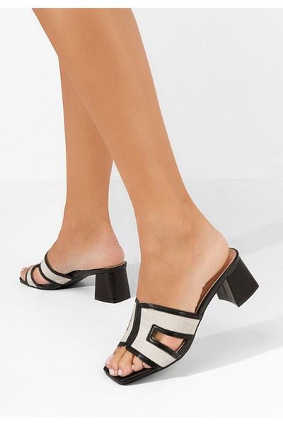B T Shoes Elegant women's slippers Aromima black