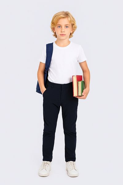GİYİCEM TEKSTİL Boy's Kaschmire School Pants G2025