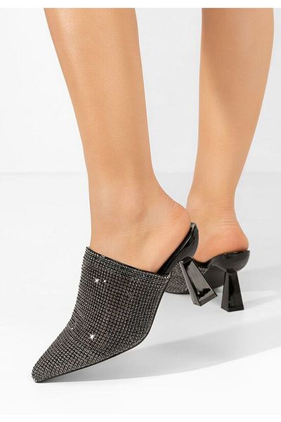 B T Shoes Elegant women's slippers Vanelsa black