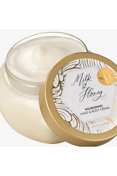 Oriflame Cremă hrănitoare pentru mâini şi corp Milk & Honey Gold