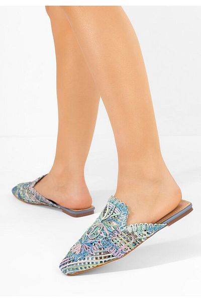 B T Shoes Women's clogs Britteny blue