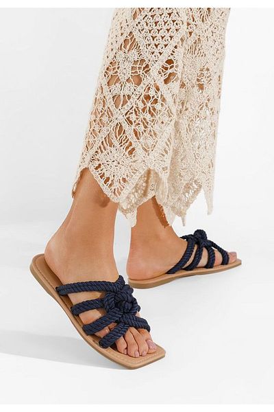 B T Shoes Women's slippers Amorosa navy