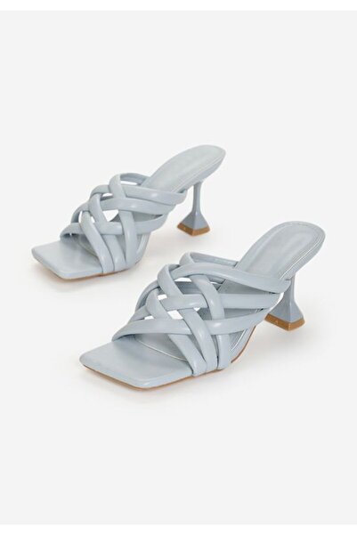 B T Shoes Elegant women's slippers Fusina blue