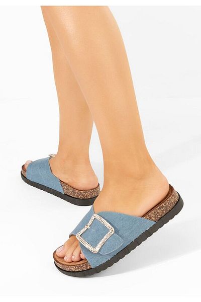 B T Shoes Papuci dama Jomarys denim