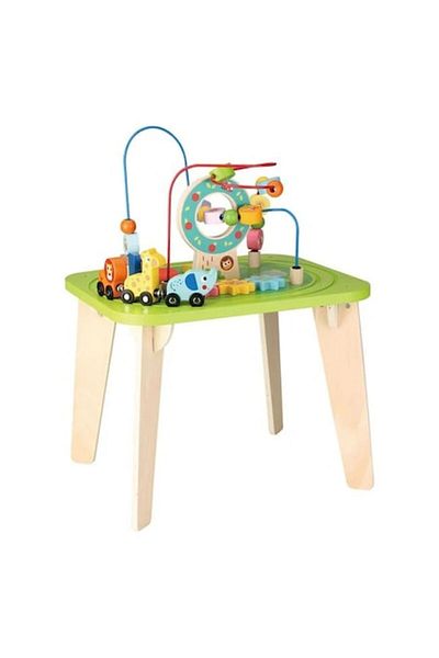 woodplay Wood play Educational Wooden Table with Activities 40x33x50cm
