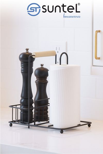 Suntel Handle Bench Top Plate Holder Sauce Bowl