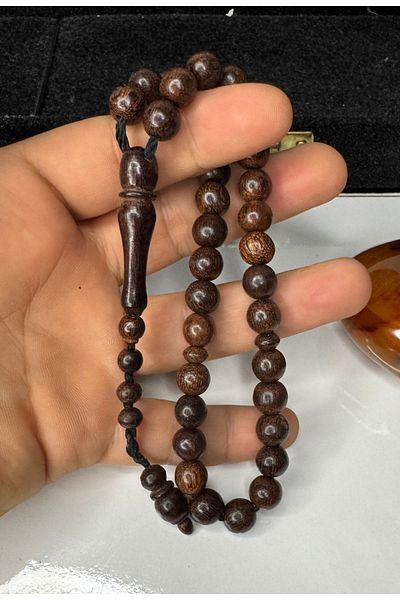 İskenderun Tesbihcilik Sphere Cut Natural Iron Turkey Tree Rosary