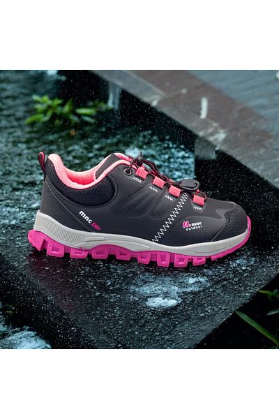 JOJO KIDS adidași impermeabili pentru fete, șireturi inteligente din cauciuc, pantofi cu talpă anti-alunecare, talpă ortopedică