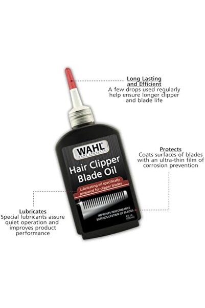 Wahl Premium Hair Clipper Blade Lubricating Oil for Clippers, Trimmers, & Blade Corrosion for Rust P