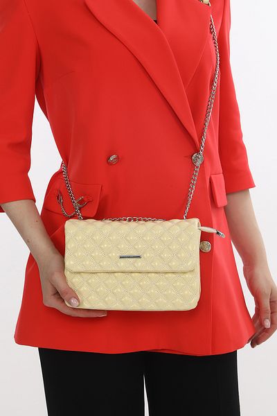 Senna Collection GEANTĂ CROSSBODY MINUNATĂ CU DETALII DE LANT MATLASAT