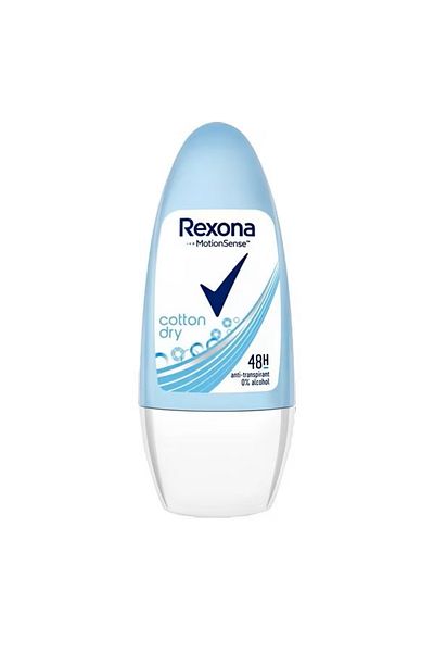 Rexona ANTIPERSPIRANT ROLL ON 50ML COTTON