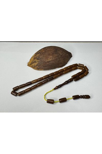 İskenderun Tesbihcilik Cutting Model Cinnamon Kuka Prayer Beads