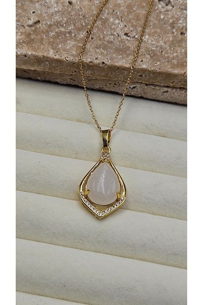 AURA Natural Stone Steel Necklace Special Series