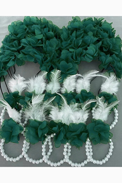 Fiyonks Atölye Noaptea Henna, brățară și coroană pentru domnișoare de onoare,...