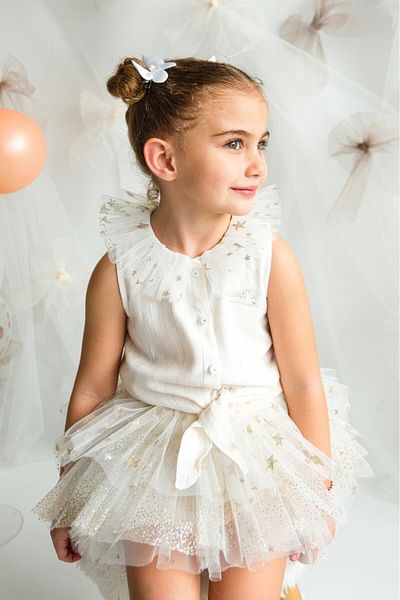 PİTABABY Bella Glitter Tutu Skirt and Shirt Set